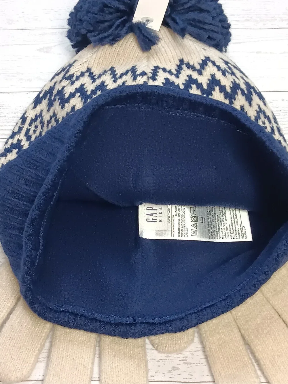 NWT Gap Kids Kids CashSoft Fair Isle Hat & Gloves Set Size L/XL
